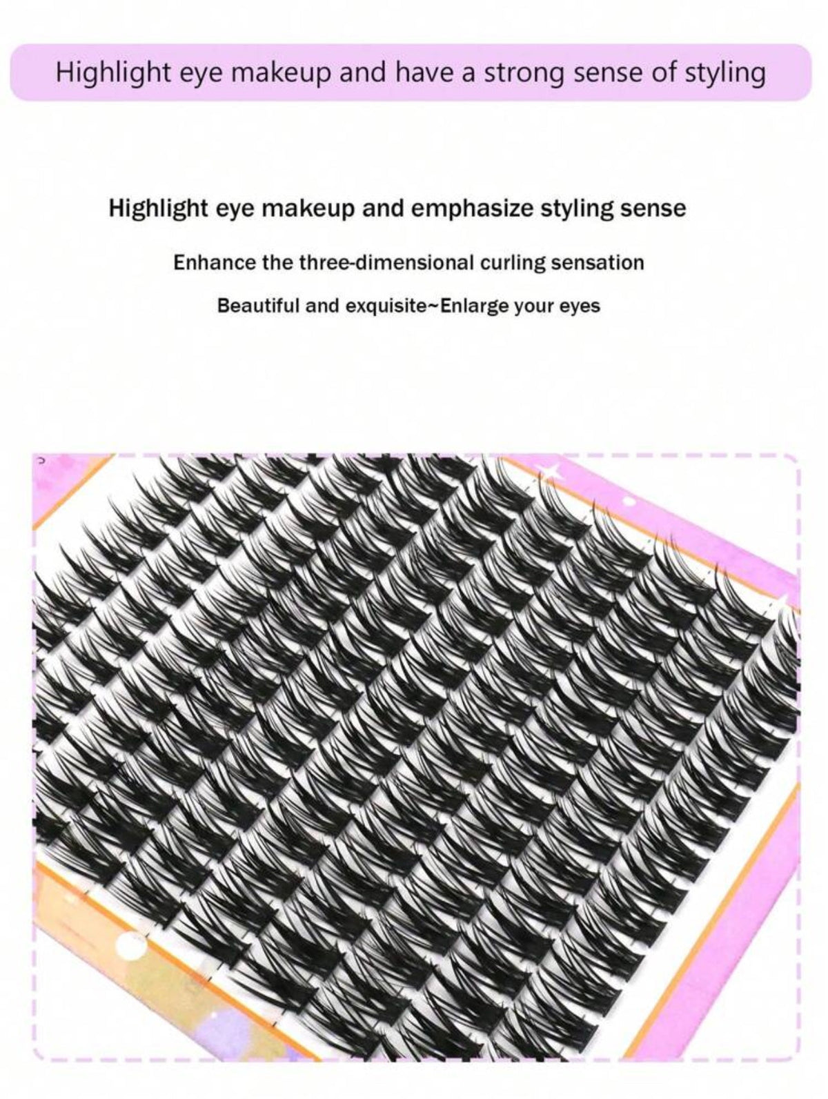 160 Clusters Of Tower Top False Eyelashes, Thick Style, Easy To Graft False Eyelashes, Makeup Eyelash Tool 11 - 13mm Length 0.07 Thickness - Mia & Jon