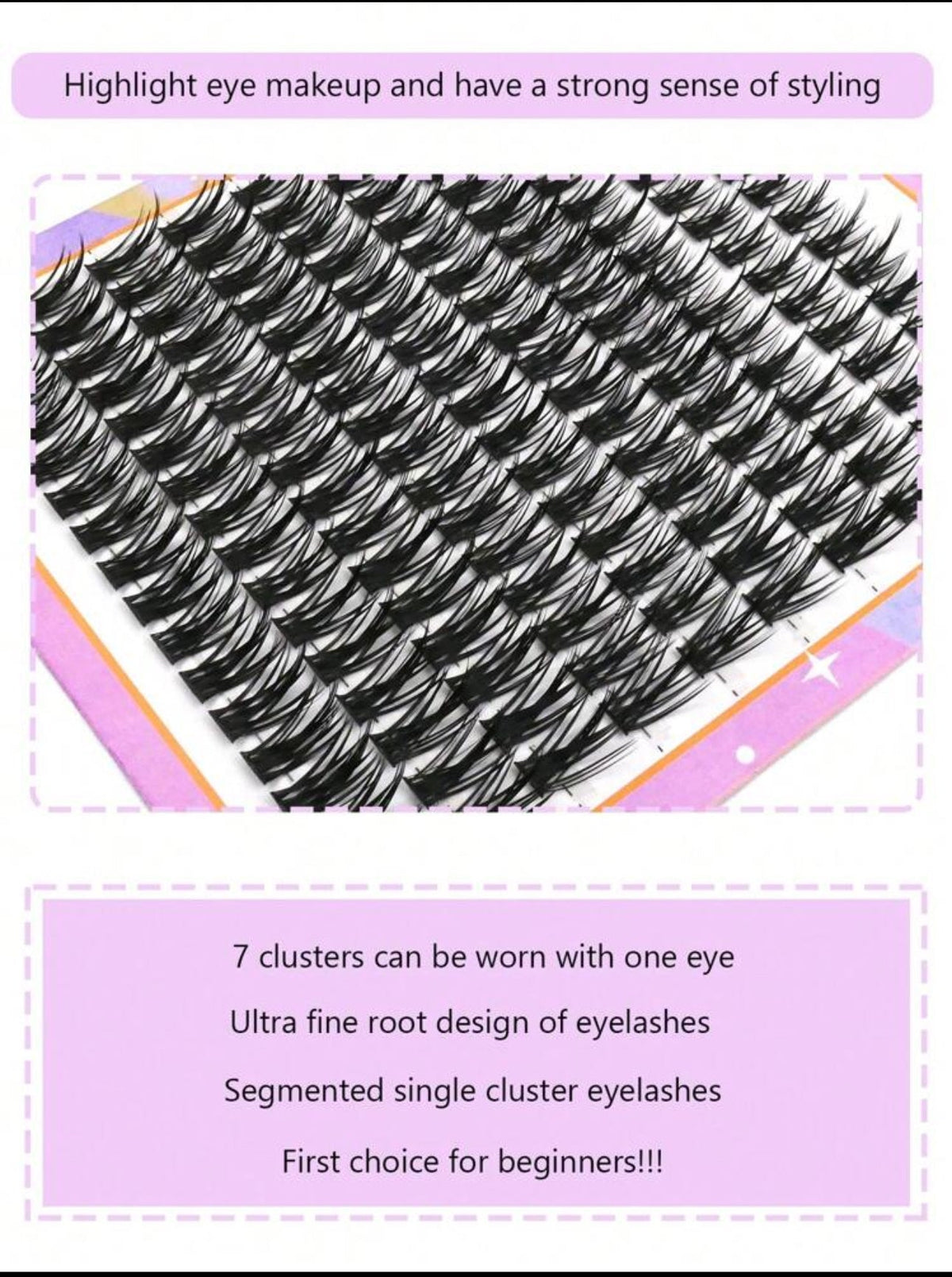 160 Clusters Of Tower Top False Eyelashes, Thick Style, Easy To Graft False Eyelashes, Makeup Eyelash Tool 11 - 13mm Length 0.07 Thickness - Mia & Jon