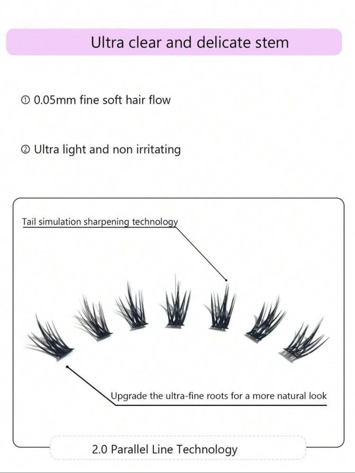 160 Clusters Of Tower Top False Eyelashes, Thick Style, Easy To Graft False Eyelashes, Makeup Eyelash Tool 11 - 13mm Length 0.07 Thickness - Mia & Jon