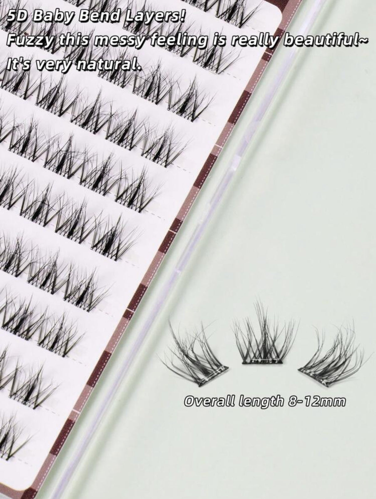 5D Curved False Eyelashes – No Glue Needed | Reusable with Jelly Strip Technology - Mia & Jon