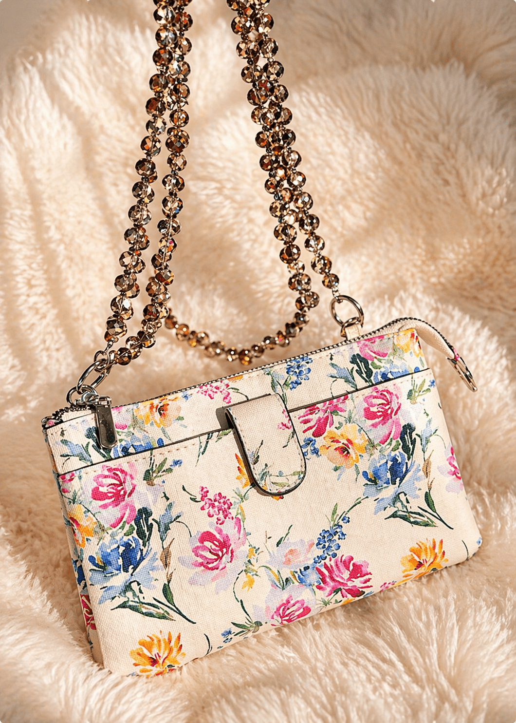 Crystal Crossbody Phone Chain – Wearable Jewelry Strap for iPhone & Android | Handmade Gift - Mia & Jon