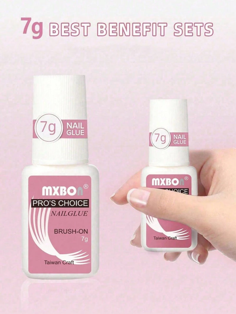 Extra Strong Brush - On Nail Glue For Acrylic Nails, Nail Tips & Press - On Nails - Mia & Jon