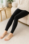 Fleece - Lined High Waist Thermal Sherpa Winter Leggings - Mia & Jon