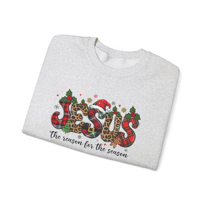 Jesus Is The Reason For The Season - Unisex Christmas Sweatshirt - Mia & Jon