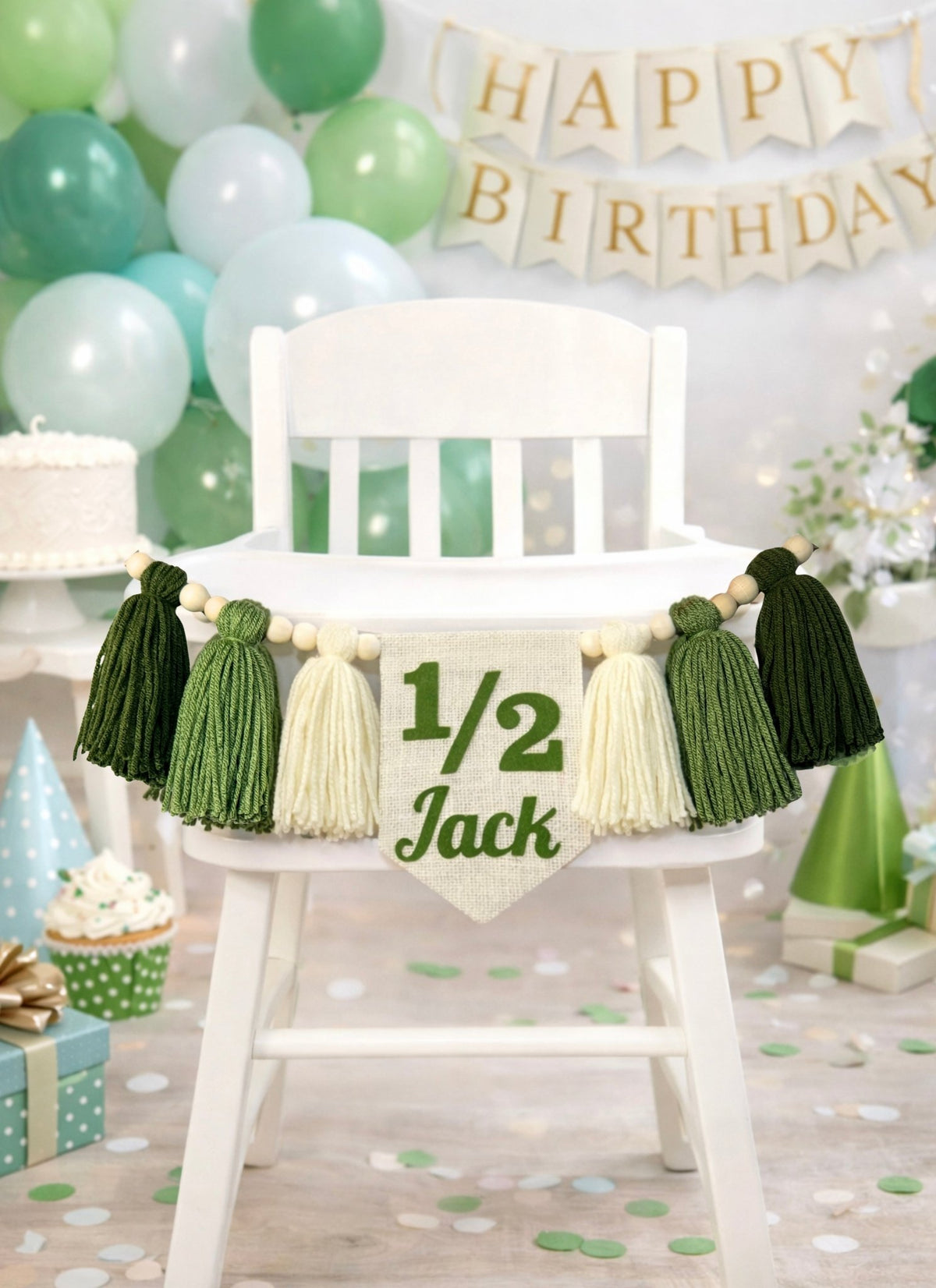 Safari Wild ONE High Chair Banner – Personalized First Birthday Party Decor - Mia & Jon Co.