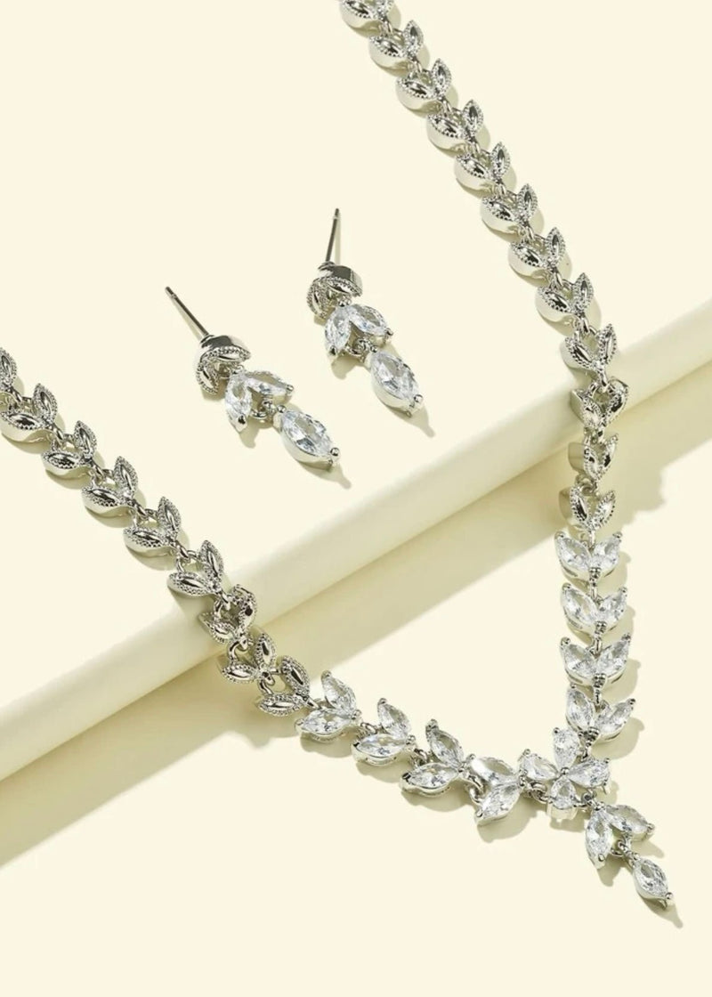 3pcs Leaf Decor Jewelry Set - Mia & Jon