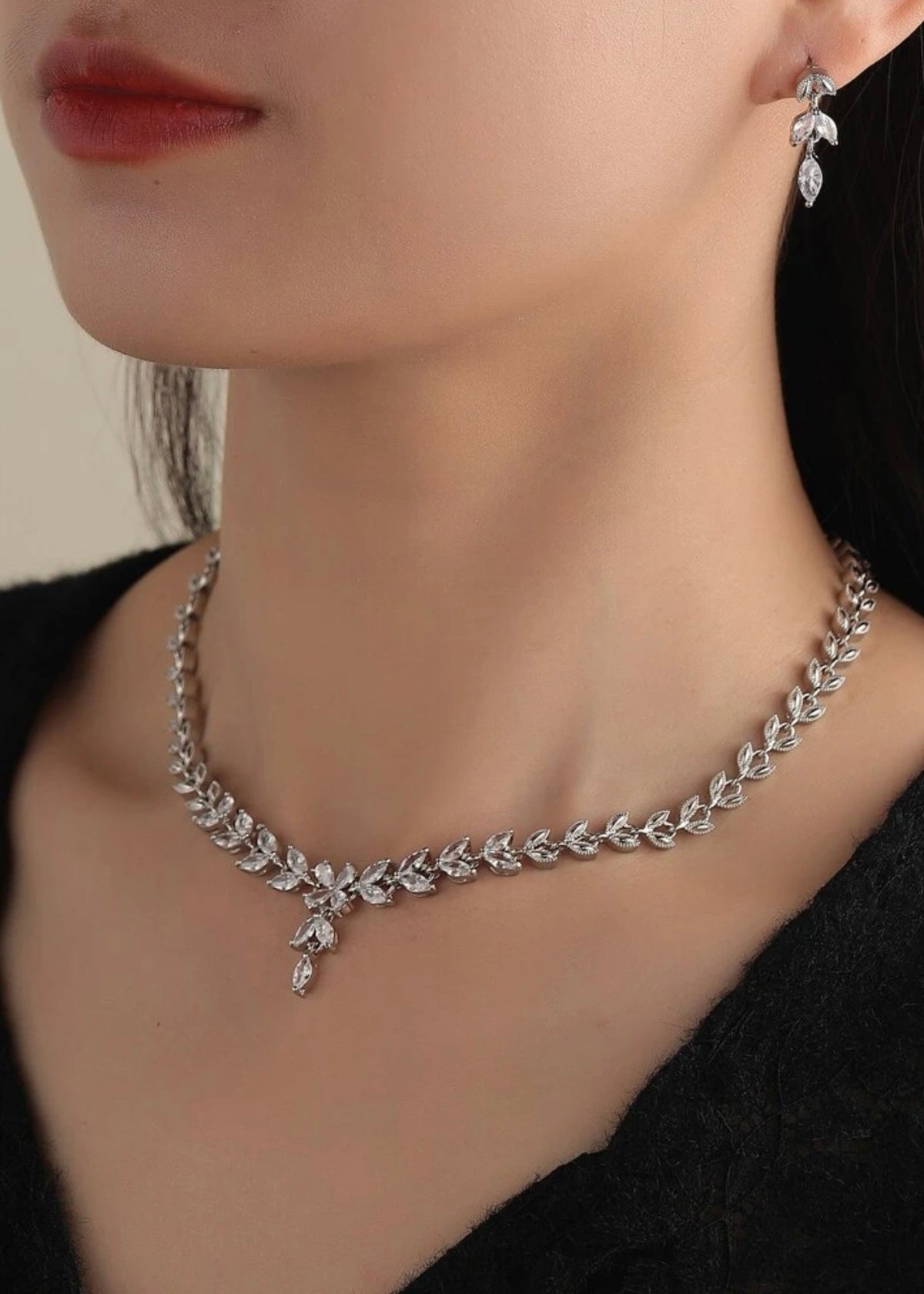 3pcs Leaf Decor Jewelry Set - Mia & Jon