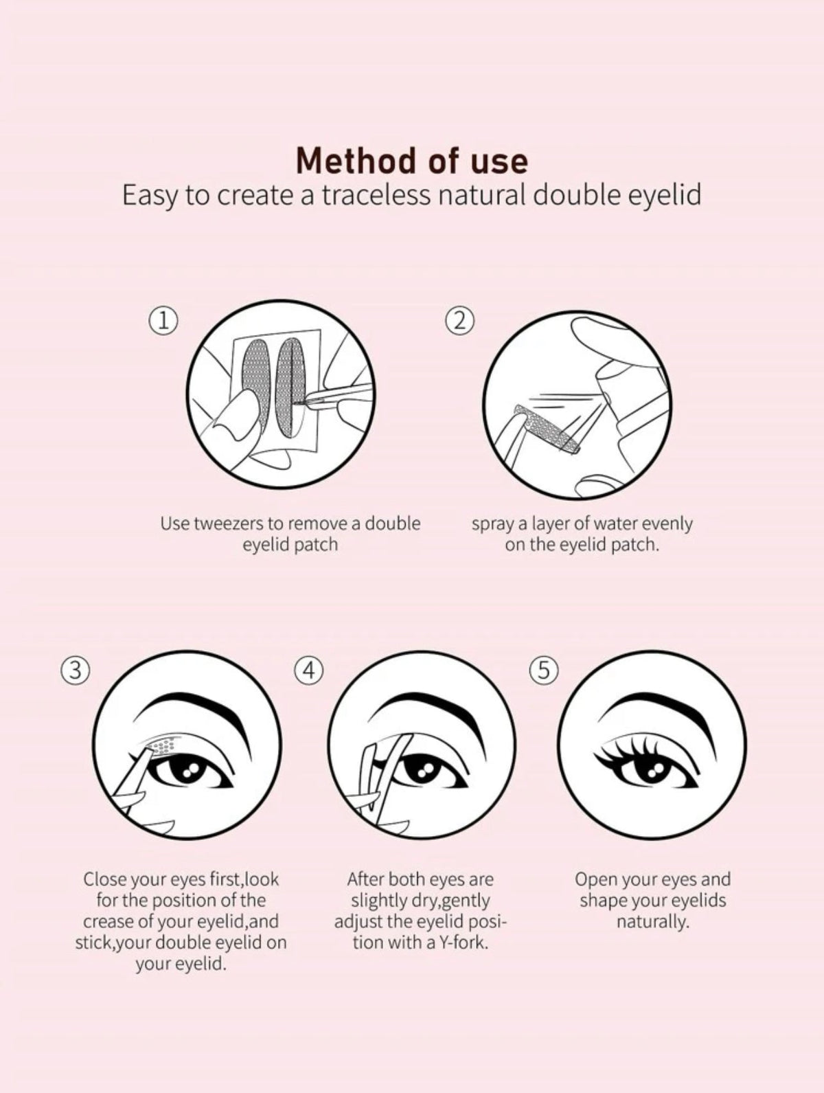 4 Pieces Double Eyelid Patch Set - Mia & Jon