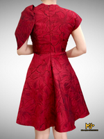 Leah Shoulder Bow Mini Dress