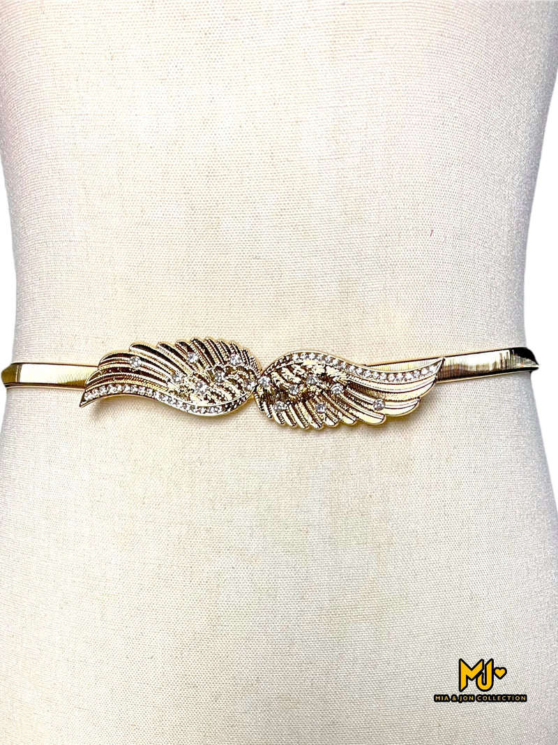 Angle Wings Metal Belt - Mia & Jon