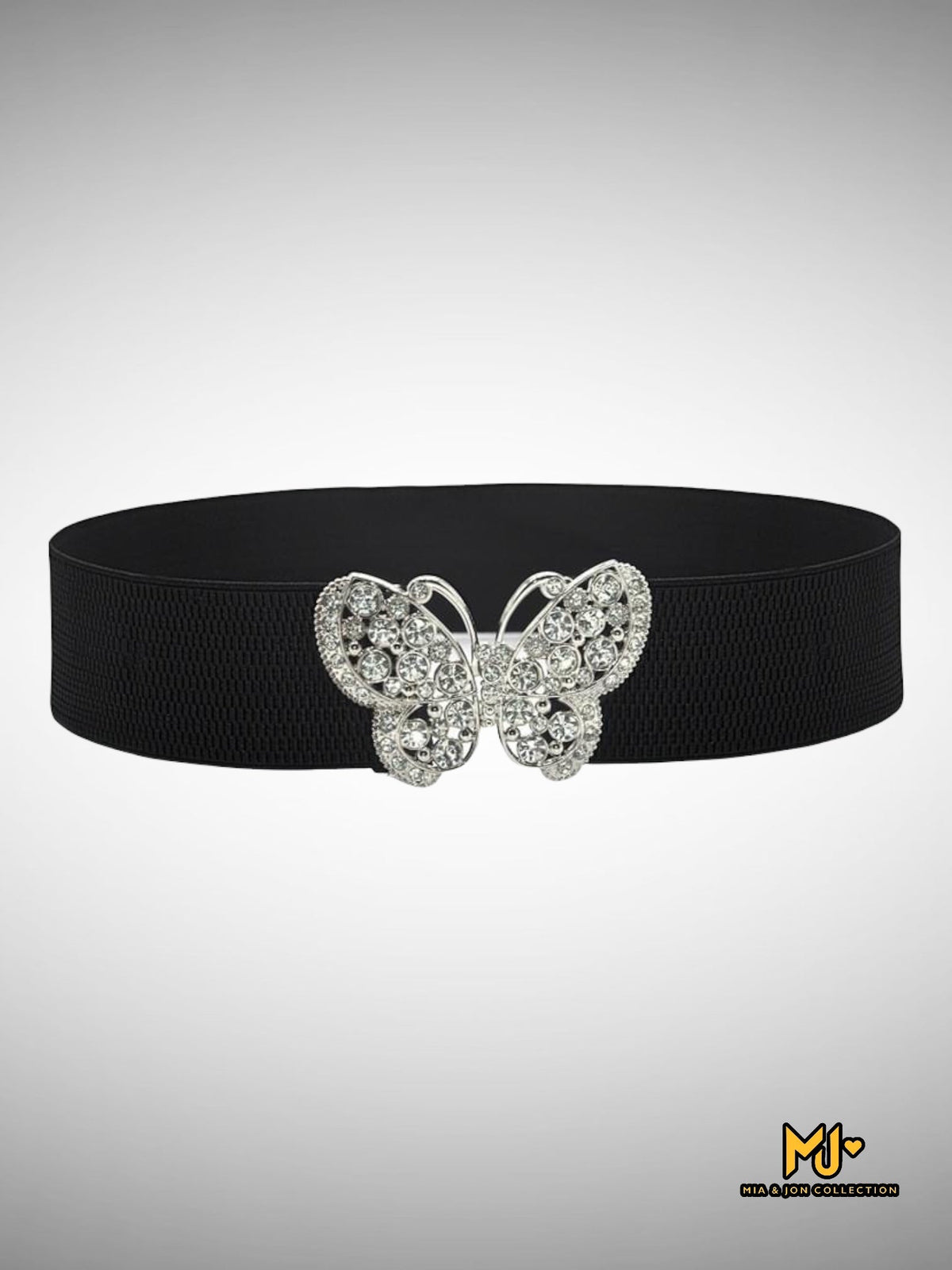 Butterfly Decor Wide Belt - Mia & Jon