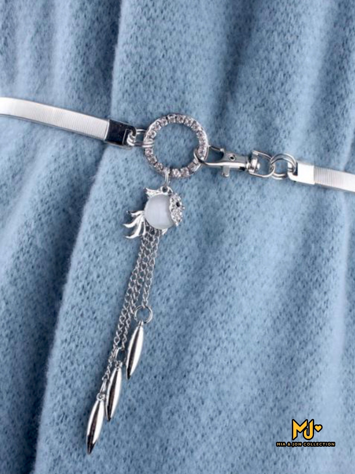 Cute Fish Charm Metal Belt - Mia & Jon