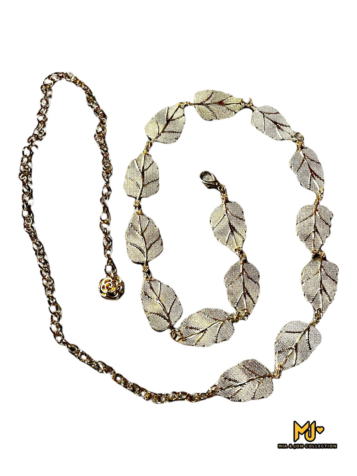 Leaf Shaped Chain Belt - Mia & Jon