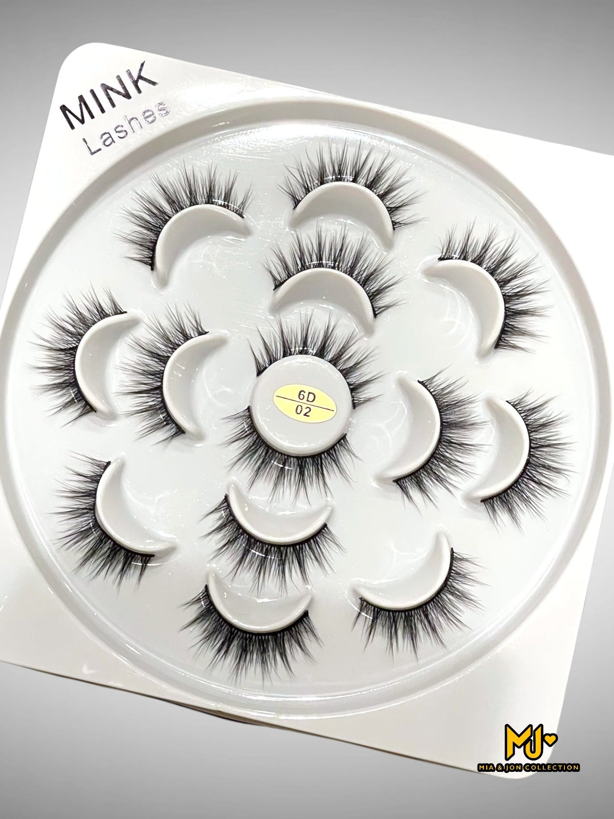MJL6D02 Mink Lashes 6D Multipack 02, 7 pairs - Mia & Jon