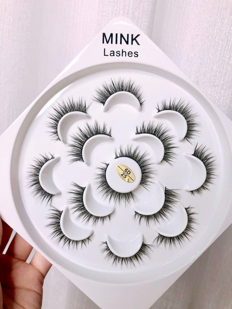 MJL6D25 Mink Lashes 6D Multipack 25, 7 Pairs - Mia & Jon