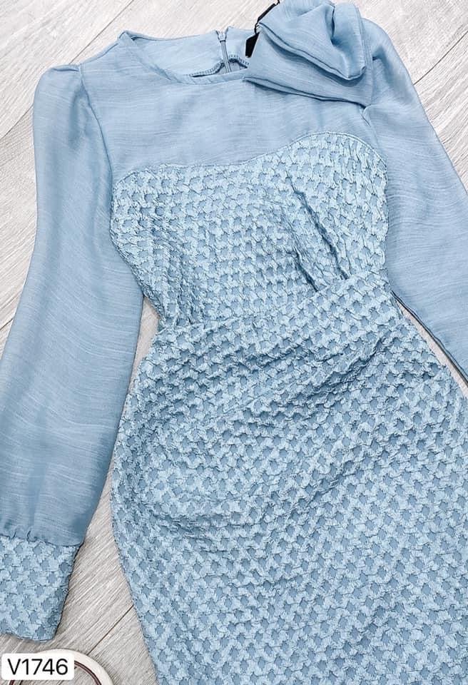 MJV1746 One Shoulder Bow Detail Body-Con Dress - Mia & Jon