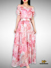 Pink Peony Maxi Dress - Mia & Jon