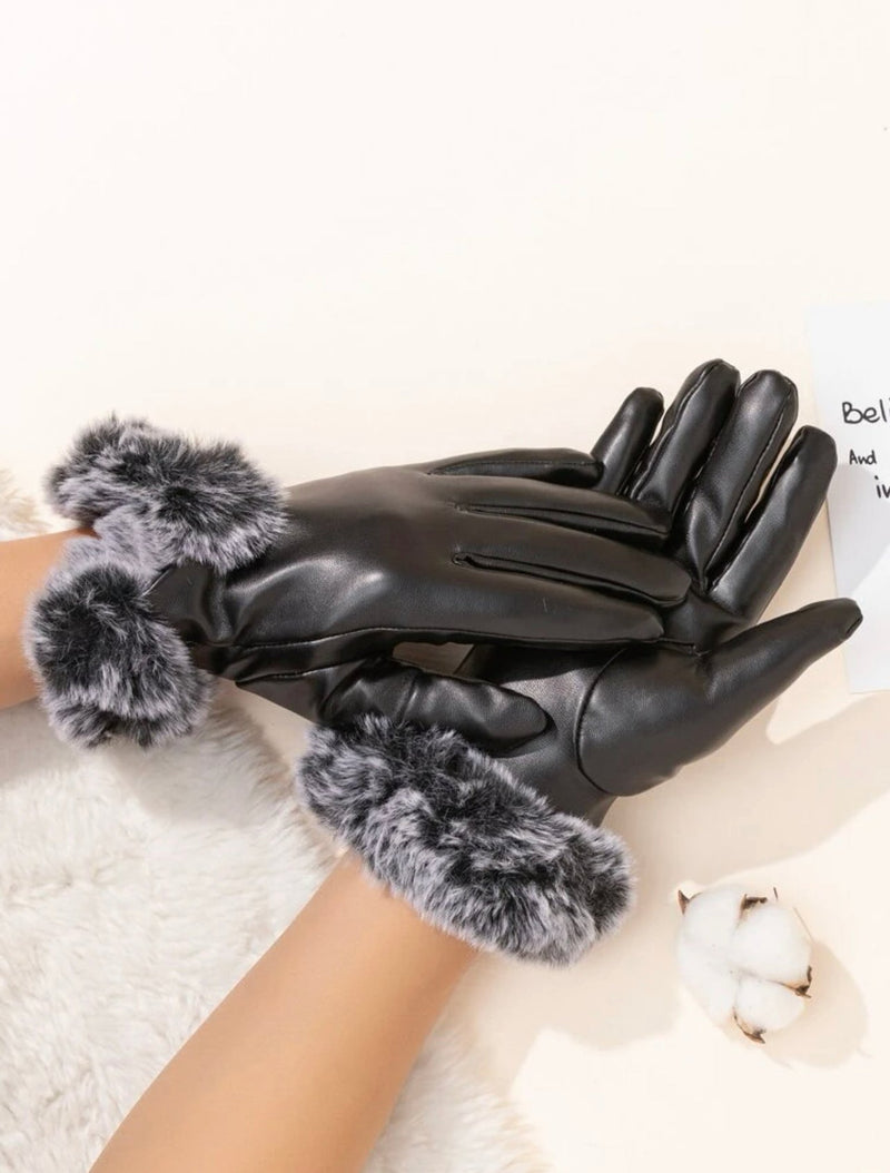 Teddy Lined Gloves - Mia & Jon