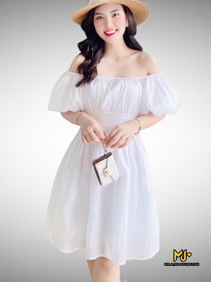 White Calla Lily Dress - Mia & Jon