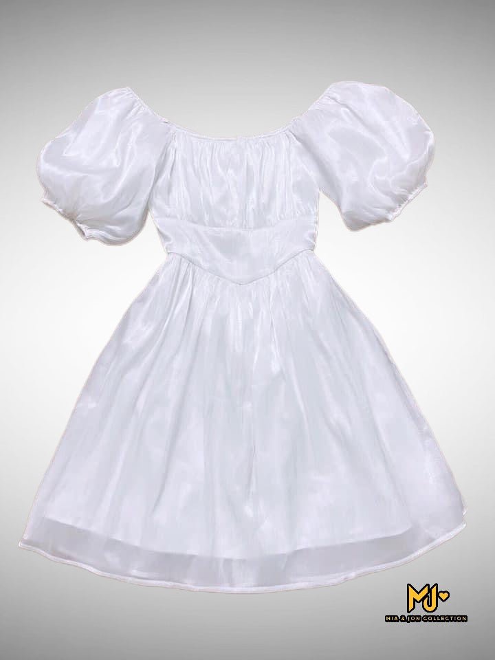 White Calla Lily Dress - Mia & Jon