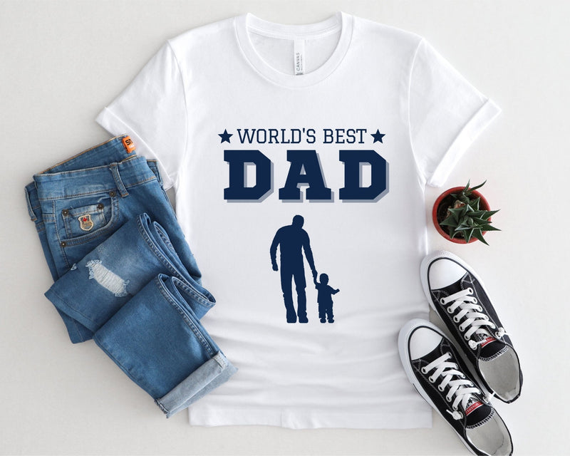 World Best's Dad Short Sleeve Tee - Mia & Jon